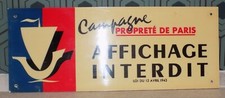 Ancienne pancarte plastique d'occasion  Digoin