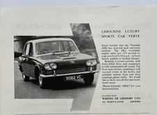Triumph 2000 whites for sale  CHESSINGTON