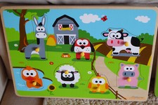 Kinderpuzzle holzpuzzle steckp gebraucht kaufen  Solingen