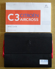 PACOTE CARTEIRA MANUAL GUIA BÁSICO GENUÍNO CITROEN C3 AIRCROSS 2017-2021 F-576 comprar usado  Enviando para Brazil