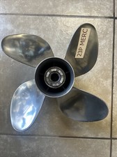 Hélice PowerTech/Mercury 13,75x23P aço inoxidável 4 lâminas  comprar usado  Enviando para Brazil
