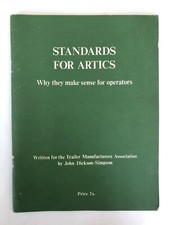 Standards artics booklet for sale  LINCOLN