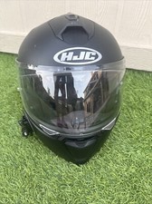 Capacete HJC i90 semi plano preto XL flip up modular escudo interno motocicleta ATV comprar usado  Enviando para Brazil
