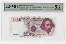 50000 lire bernini usato  Gallipoli