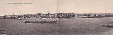 Civitavecchia cartolina doppia usato  Roma
