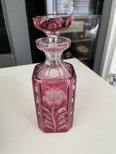 Antique cranberry cut for sale  SCARBOROUGH