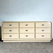 Postmodern beige lacquer for sale  Delray Beach