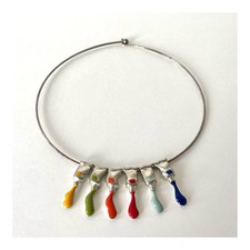 Collier tubes peinture d'occasion  Paris I