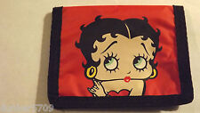 BETTY BOOP CARTEIRA DE TECIDO DE NÁILON VERMELHA KING FEATURES SYNDICATE 4 3/4" X 3 5/8" DOBRADA comprar usado  Enviando para Brazil