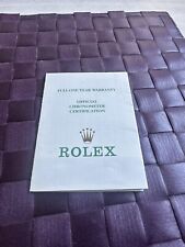 Datejust warranty paper usato  Bologna