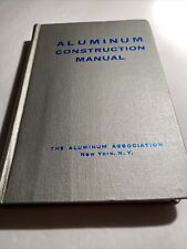 Aluminum Construction Manual 1959 First Edition ab5, usado comprar usado  Enviando para Brazil