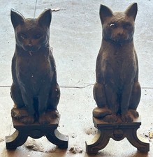 Vtg antique andirons for sale  Falmouth