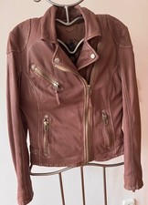 Trendige bikerjacke lederjacke gebraucht kaufen  Wetzlar