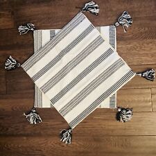 Woven canvas striped for sale  Burlington