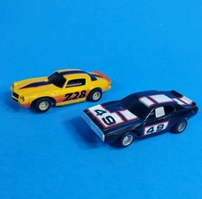 2 - Carro de autorama TYCO preto Dodge Charger nº 49 e Camero Z28 muito bom estado vintage década de 1980 HTF, usado comprar usado  Enviando para Brazil