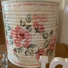 Decoupaged vintage roses for sale  NEW QUAY