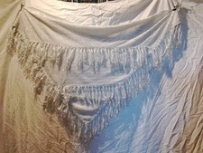 Dreieckstuch silber lurex gebraucht kaufen  Gachenbach