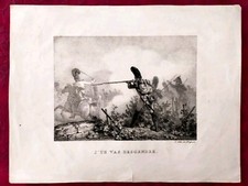 Lithographie xix siècle d'occasion  Marseille XII