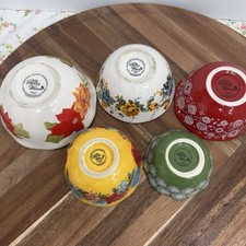 Tigelas de medição Pioneer Woman aninhamento 5 peças mix n match vintage rosa floral, usado comprar usado  Enviando para Brazil