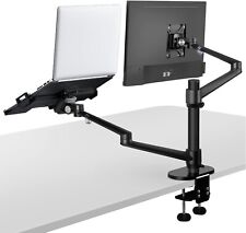 Monitor viozon e suporte para laptop, 2 em 1 ajustável braço duplo preto  comprar usado  Enviando para Brazil