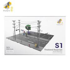 Modelo pintado de diorama de rua TINY City escala 1:64 - S1 conjunto de estrada Tailândia comprar usado  Enviando para Brazil