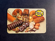 calendário de bolso vintage 1989 publicidade bolo dan bolos tortas doces biscoitos #1883, usado comprar usado  Enviando para Brazil