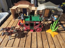 Playmobil westernstadt postkut gebraucht kaufen  Wörrstadt