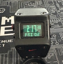 Raro Nike Mettle cinzel preto nova bateria cronógrafo relógio despertador WC0045 Y2k trem comprar usado  Enviando para Brazil