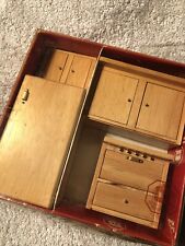 Fregadero/estufa/armario de cocina de roble muebles para casa de muñecas Town Square Miniatures 1:12+ segunda mano  Embacar hacia Mexico