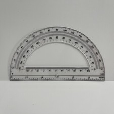 Plastic protractor math for sale  Harwood