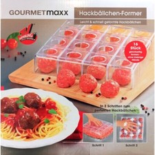Gourmetmaxx hackbällchen form gebraucht kaufen  Steinfurt