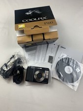 Câmera Digital Nikon Coolpix P60 8.1MP Pacote Preto - FUNCIONA TESTADO comprar usado  Enviando para Brazil