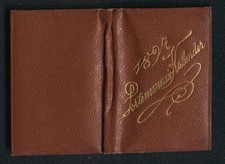 Portemonnaie kalender 1897 gebraucht kaufen  Berlin