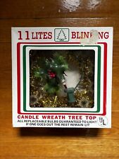 Vintage candle wreath for sale  Flint