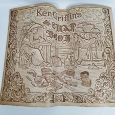 Vtg Ken Griffin Scrap Book Leather Carving Western Belt Bag Patterns Instruction comprar usado  Enviando para Brazil