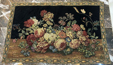 Tapeçaria floral francesa vintage 2x3 pés pendurada na parede religiões decoração duendes comprar usado  Enviando para Brazil