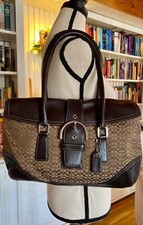 Coach purse signature for sale  West Bloomfield