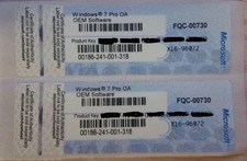 Microsoft Windows 7 Professional 64 o 32 bits, clave de producto / pegatina de certificado de autenticidad COMPLETA  segunda mano  Embacar hacia Mexico