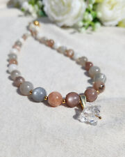 Moonstone necklace merkaba for sale  LUTON