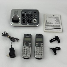 Panasonic KX-TG7741 2 aparelhos conjunto de telefone link para celular Bluetooth 6.0 comprar usado  Enviando para Brazil
