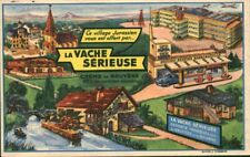 Buvard vintage vache d'occasion  France