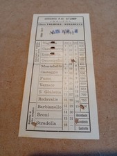 Biglietto autoservizi f.lli usato  Casteggio