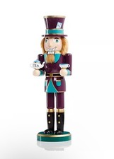 Quebra-Nozes Chapeleiro Louco Madeira 14" RARA Holiday Lane 2016 comprar usado  Enviando para Brazil