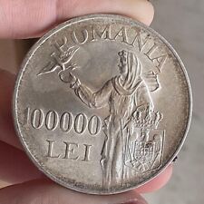 Romania 100000 lei usato  Portici
