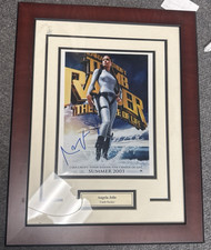 Foto assinada por Angelina Jolie 8x10 Lara Croft Tomb Raider berço da vida certificado de autenticidade comprar usado  Enviando para Brazil