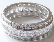 Ring vielen zirkonias gebraucht kaufen  Maintal