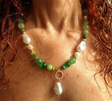 Collana donna pietre usato  Italia