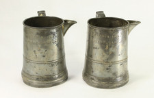 Pair 1860 pewter for sale  Spring