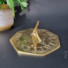 Solid brass sundial for sale  POLEGATE