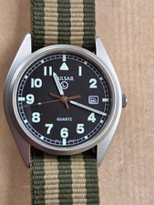 PULSAR military vintage watch 2004 quartz Seiko 7N32C acier NEUVE NOS 37mm comprar usado  Enviando para Brazil